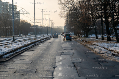 Ul. Hallera w Gdańsku Wrzesczu przed planowanym remontem....