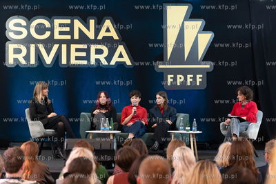 Festiwal Polskich Filmów Fabularnych w Gdyni. Scena...