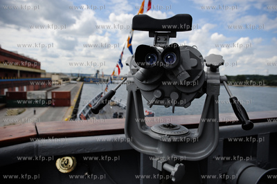 Nabrzeze francuskie portu w Gdyni. Robocza wizyta amerykanskiej...