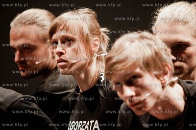 Gdansk. Teatr Wybrzeze. Scena Malarnia. Proba przedstawienia...