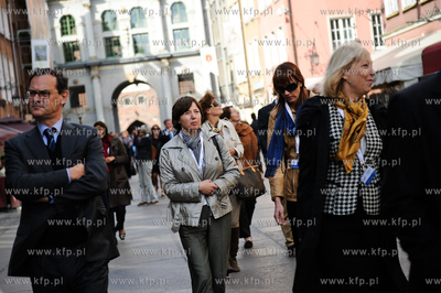 Gdansk. Wizyta Komitetu Stalych Przedstawicieli  przy...