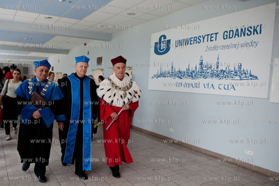 Gdansk. Uniwersytet Gdanski. Aula wydzialu Filologicznego....
