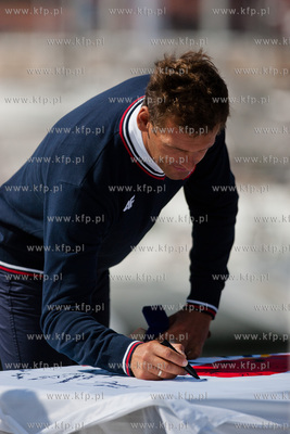 Sopot - molo. Przystan Jachtowa. Uroczystosc slubowania...