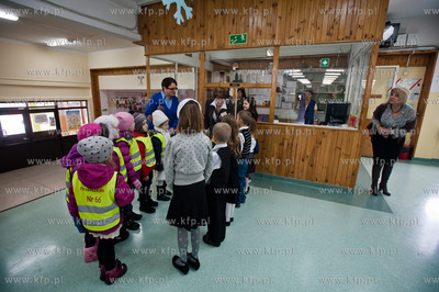 Gdansk. Zaspa. Szkola Podstawowa nr 92. Wizyta wiceministra...