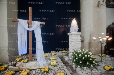 Gdansk.Swieta Wielkanocne w kosciele Sw. Mikolaja....