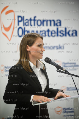 Gdansk. Manhattan. Wybory przewodniczacego Platformy...