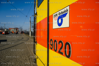 Gdansk. Wrzeszcz. Zajezdnia Tramwajowa Zakladu Komunikacji...
