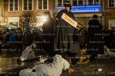 Gdansk. Dlugi Targ. Zuchy i harcerze Choragwi Gdanskiej...