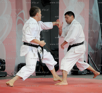 III Ogolnopolski Zlot Fanow M jak Milosc. Pokaz karate...