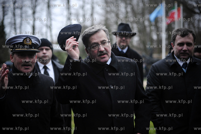 Wizyta prezydenta Bronislawa Komorowskiego w Gdansku....