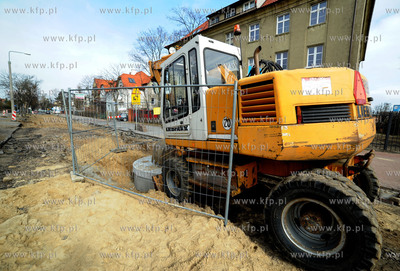 Sopot/Gdansk. Przebudowa drogi dojazdowej do Ergo Arena...
