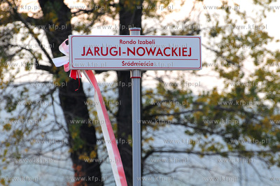 Rondo imienia tragicznie zmarłej posłanki Izabeli...