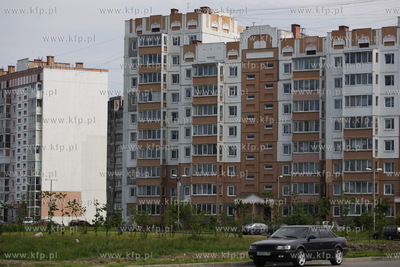 Rosja, Kaliningrad. Dzielnica mieszkaniowa/
 07.06.2013...