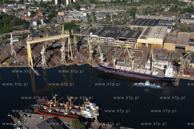 Stocznia Szczecinska z lotu ptaka. 13.05.2009 fot....
