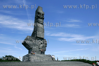 Gdansk, Westerplatte. Pomnik Bohaterow Westerplatte....