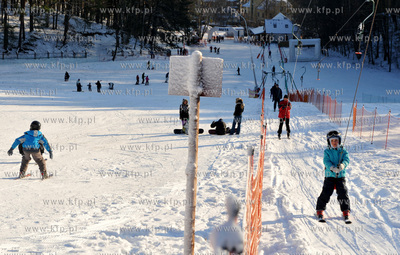 Stok narciarski i saneczkowy na Lysej Gorze w Sopocie....