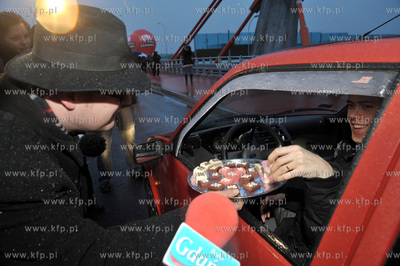 Gdansk. Uroczyste oddanie do ruchu Trasy W-Z laczacej...