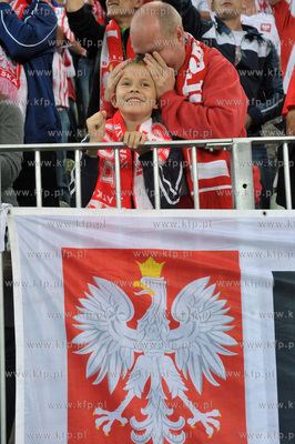 Gdansk. Stadion pilkarski PGE Arena. Mecz towarzyski...