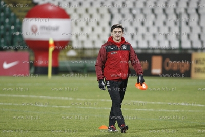 Gdansk. Stadion przy ul. Traugutta. Trening reprezentacji...