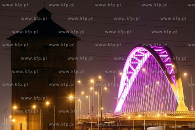 Gdansk Letnica. Wiaduktu przy PGE Arenie w ciagu Trasy...