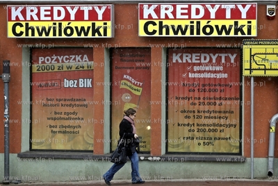 Sopot. Al. Niepodleglosci. Siedziba  Kredyty Chwilowki.
18.02.2013
fot....