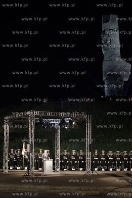 Gdansk Westerplatte. 74.rocznica wybuchu II Wojny Swiatowej....