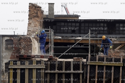 Spichlerz Woli Leb na Wyspie Spichrzow w Gdansku. 19.02.2014...