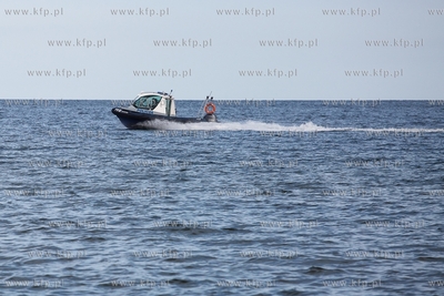 Gdynia,  Patrol Policji  Odziału Wodnego. 09.09.2018...