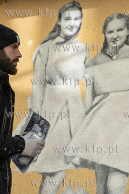 Gdańsk, Oliwa. Arkadiusz Andrejkow, artysta street...