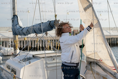Sopot, Marina Sopocka. Nz. Jacek Karnowski  Prezydent...