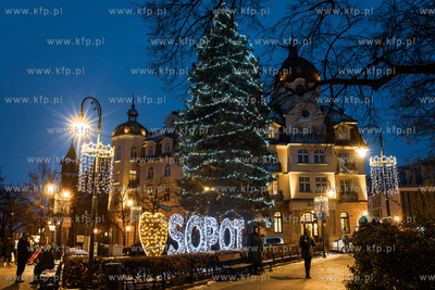 Sopot. Iluminacje świąteczne. 08.12.2023 / fot. Anna...