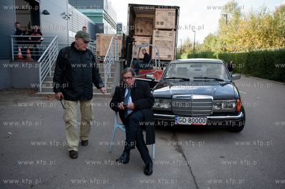 Gdynia. Plan zdjeciowy filmu pt Uklad Zamkniety w rezyserii...