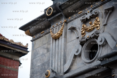 Gdansk. Konferencja prasowa i przeciecie wstegi przez...