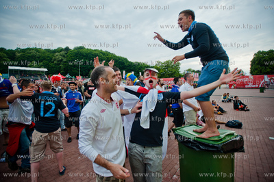 Gdansk. Fanzone - Strefa Kibica. Relacja meczu Mistrzostw...