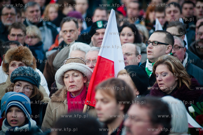 Gdansk. Cmentarz Garnizonowy przy ul. Gielguda. Apel...