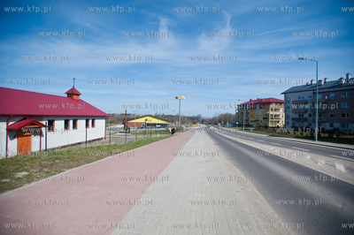 Gdansk. Lostowice. Teren parafi Bl. Jana Pawla II,...