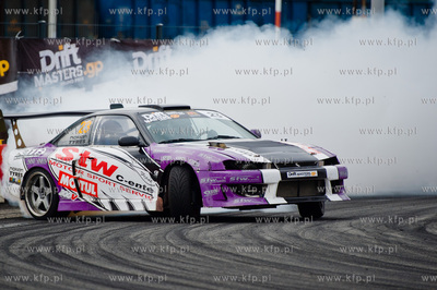 Gdansk. Plac przed PGE Arena. Zawody Drift Masters...