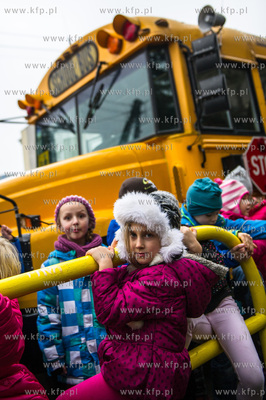 Gdansk. Pierwsza przejazdzka oryginalnego, amerykanskiego,...