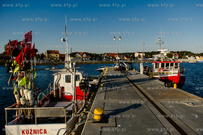 Port rybacki w Kuznicy. 19.08.2015 fot. Mateusz Ochocki...