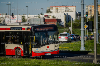 Gdańsk. Chełm. Autobus linii Zakladu Komunikacji...