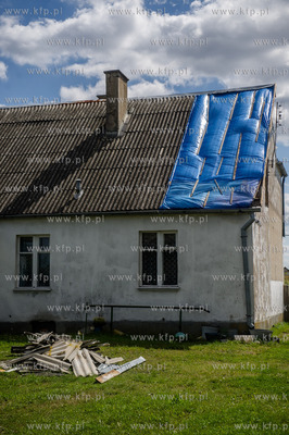 Rytel k. Chojnic. Skutki nawałnicy, która z piątku...