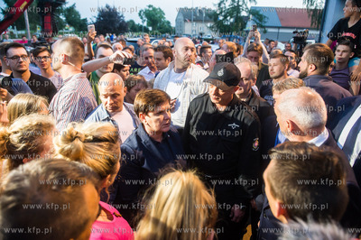 Remiza strażacka w Brusach. Wizyta Premier RP Beaty...