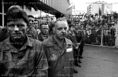 Strajk w Stoczni Gdańskiej im. Lenina Nz. msza w stoczni....
