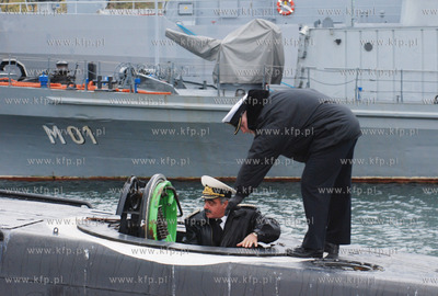 Kontradmirał Minko KAVALDZHIEV, (na zdjeciu) - dowodca...