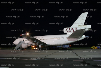 Gdansk , Rebiechowo Nz.Douglas DC-10-30 Omni Air International...