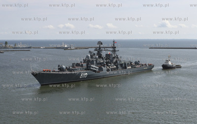 Gdynia. Wizyta trzech okretow Floty Baltyckiej Federacji...