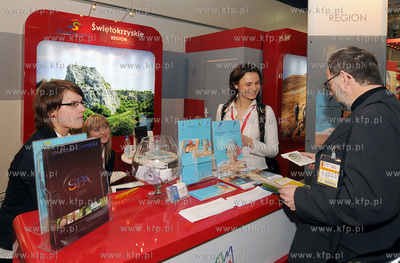 Berlin. Polski pawilon na International Tourism Bourse...