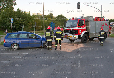 Grozny wypadek w Gdansku na skrzyzowaniu ulic Rakoczego...