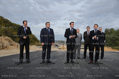 Gdansk. Budowa drogi ekspresowej S7 - Poludniowej Obwodnicy...