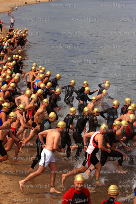 Triathlon Gdanski 2012. Calosc zawodow odbywala sie...